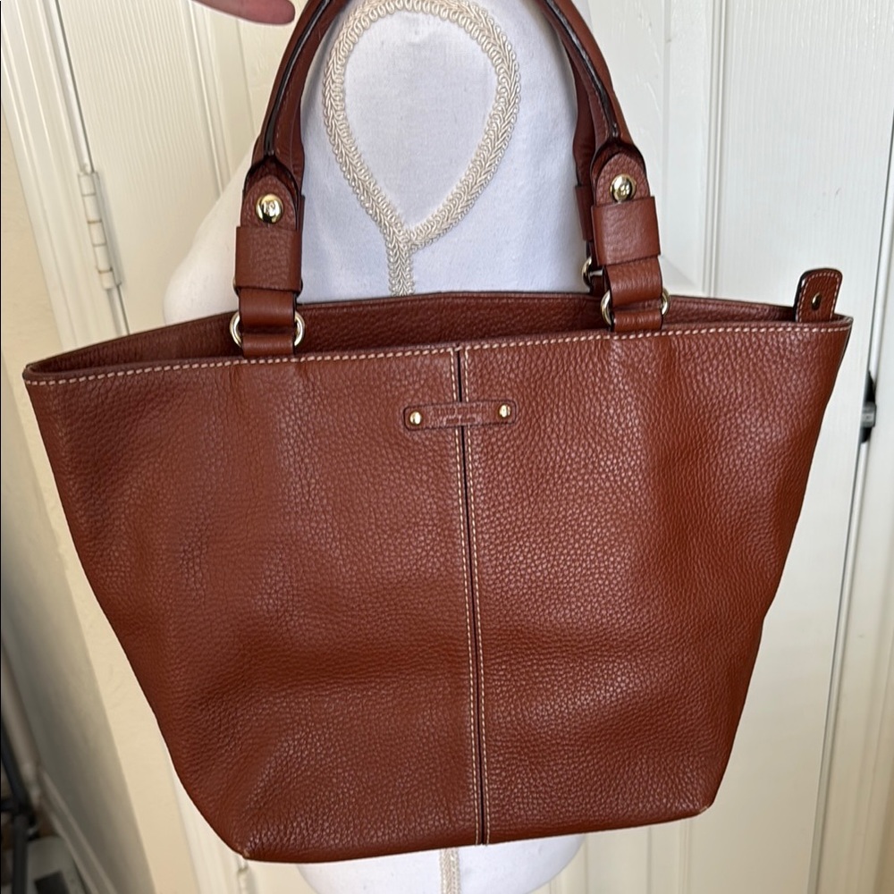 Brown Leather Tote Bag